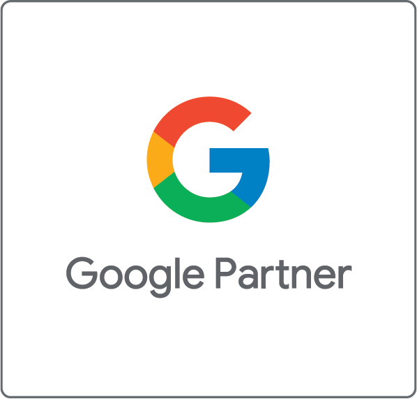 Selo oficial Google Partner, BGCOM Martech agência parceira certificada do Google